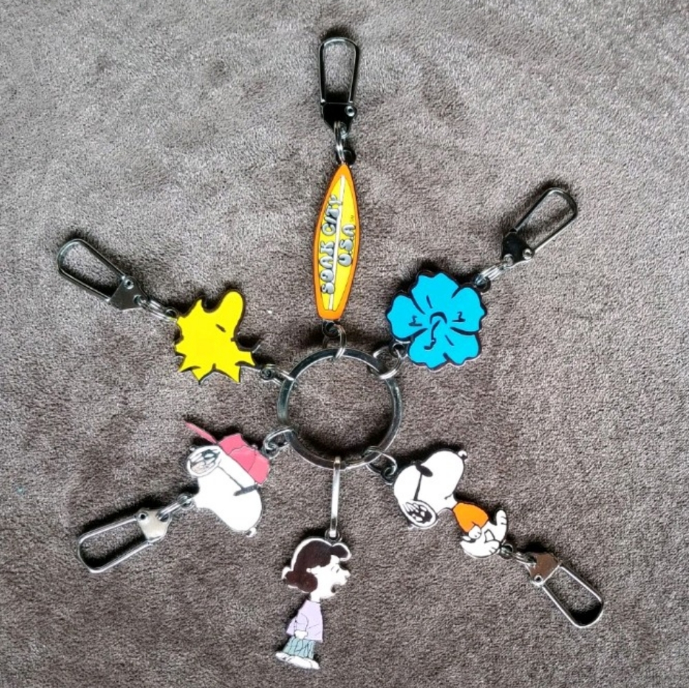 Snoopy and friends keychain.